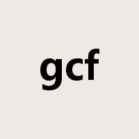 gcf是什么意思