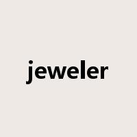 jeweler是什么意思