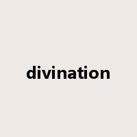 divination是什么意思