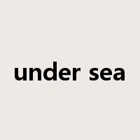 under sea是什么意思