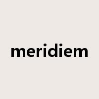 meridiem是什么意思