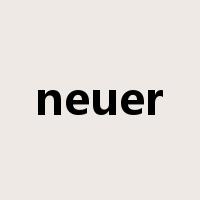 neuer是什么意思