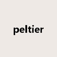 peltier是什么意思