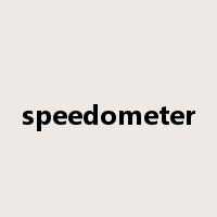 speedometer是什么意思
