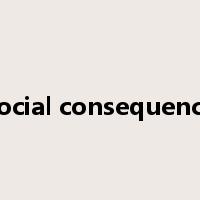 social consequence是什么意思