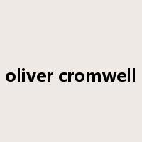 oliver cromwell是什么意思