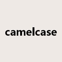 camelcase是什么意思