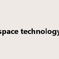 space technology是什么意思
