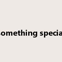 something special是什么意思