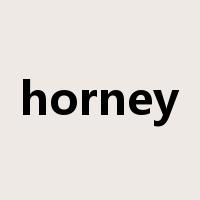 horney是什么意思