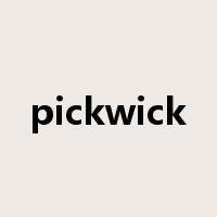 pickwick是什么意思