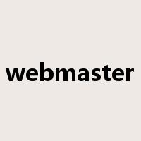 webmaster是什么意思
