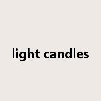 light candles是什么意思