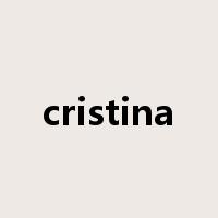 cristina是什么意思