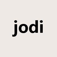 jodi是什么意思