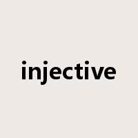 injective是什么意思