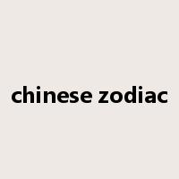 chinese zodiac是什么意思