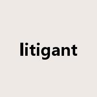 litigant是什么意思