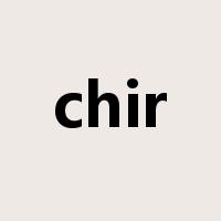 chir是什么意思