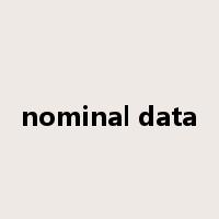 nominal data是什么意思