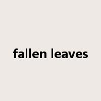 fallen leaves是什么意思