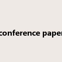 conference paper是什么意思