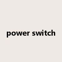 power switch是什么意思