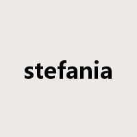 stefania是什么意思