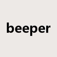 beeper是什么意思