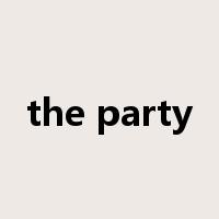 the party是什么意思