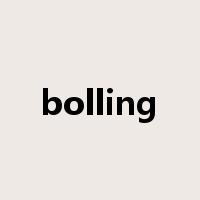 bolling是什么意思