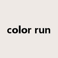 color run是什么意思