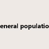 general population是什么意思