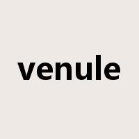 venule是什么意思