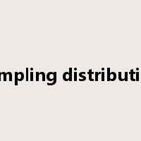 sampling distribution是什么意思