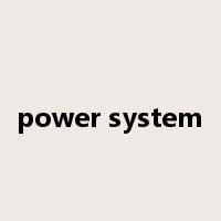 power system是什么意思