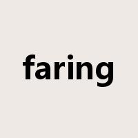 faring是什么意思