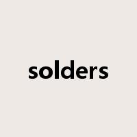 solders是什么意思