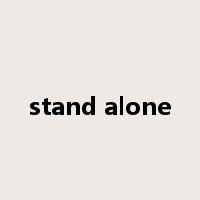 stand alone是什么意思