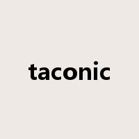 taconic是什么意思