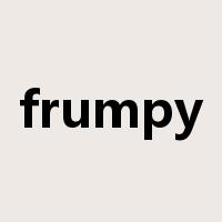 frumpy是什么意思
