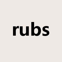 rubs是什么意思