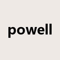 powell是什么意思