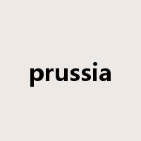 prussia是什么意思