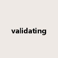 validating是什么意思