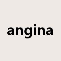 angina是什么意思