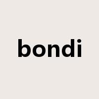 bondi是什么意思