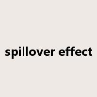 spillover effect是什么意思