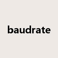 baudrate是什么意思