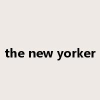 the new yorker是什么意思